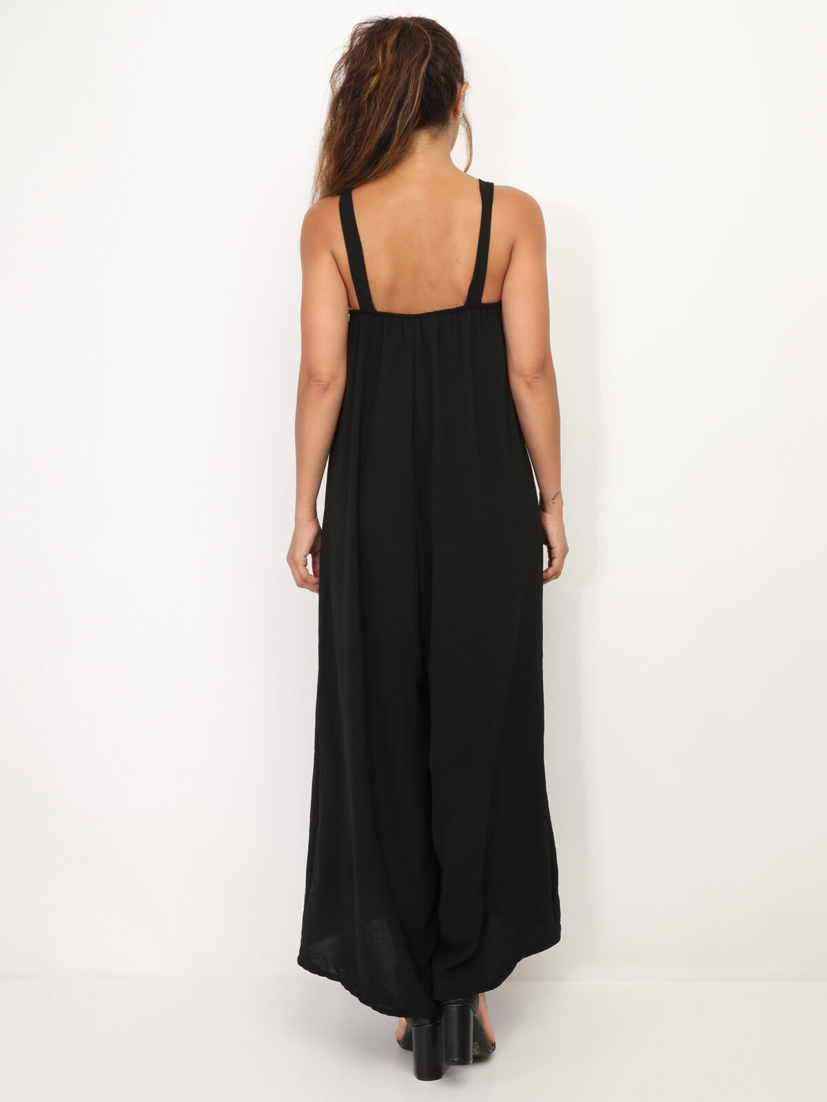 Combinaison fluide oversize- Noir