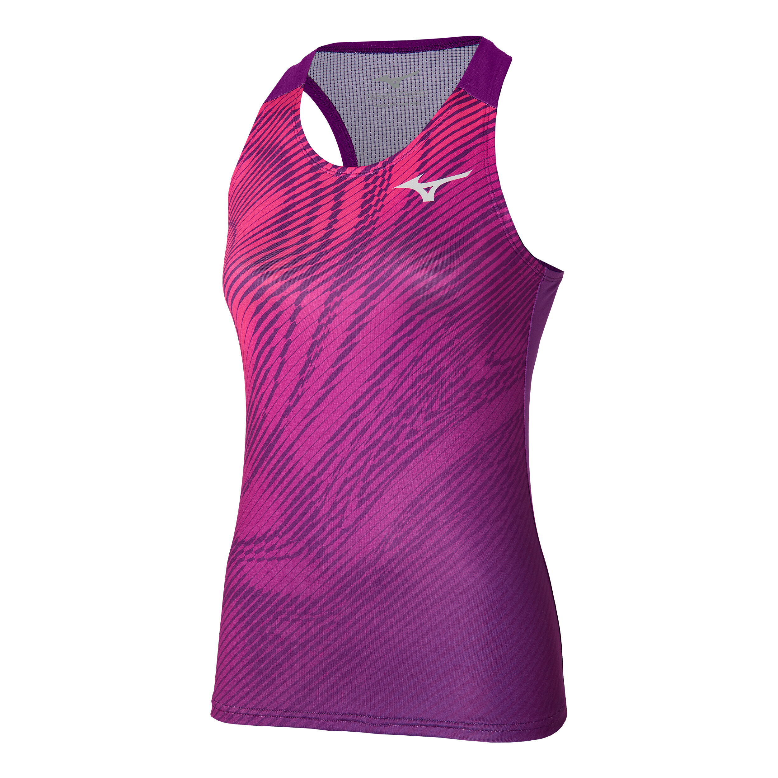 Mizuno Charge Printed Débardeur Tank Top Femmes - Violet