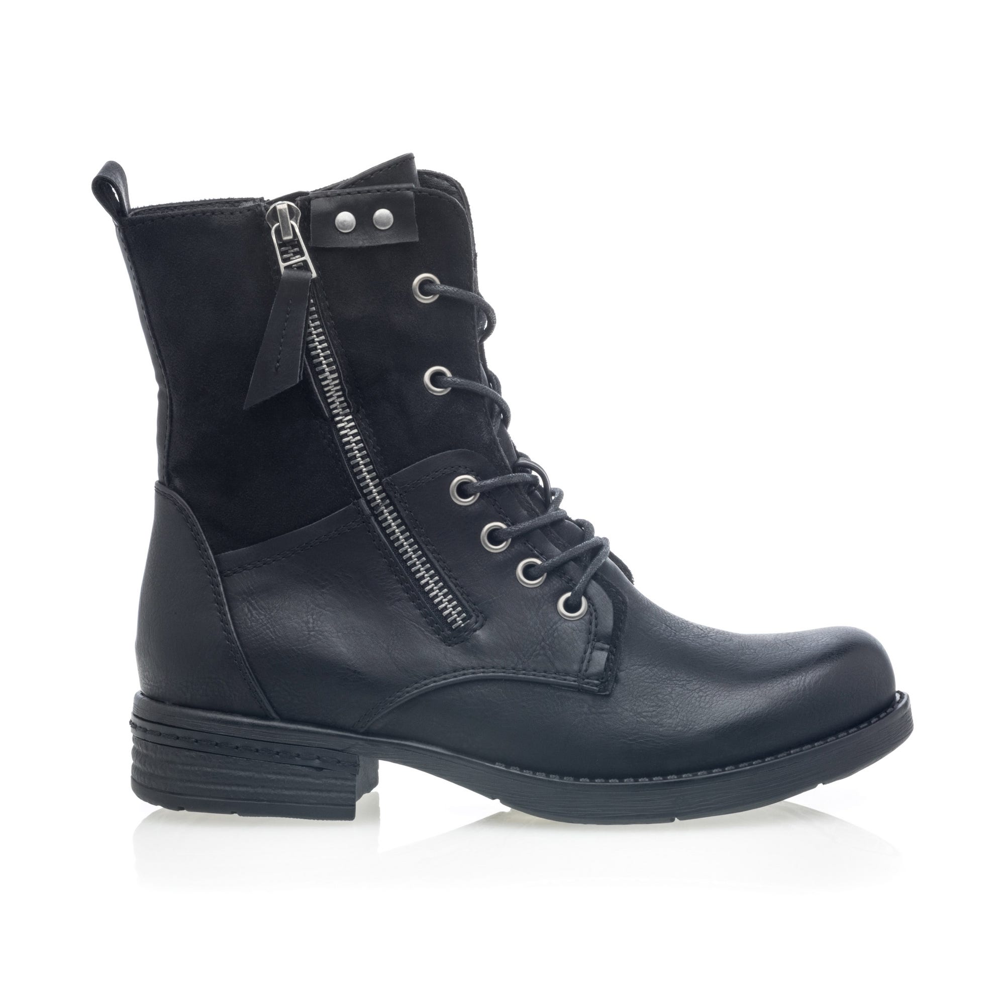Bottines à lacets Femme noir