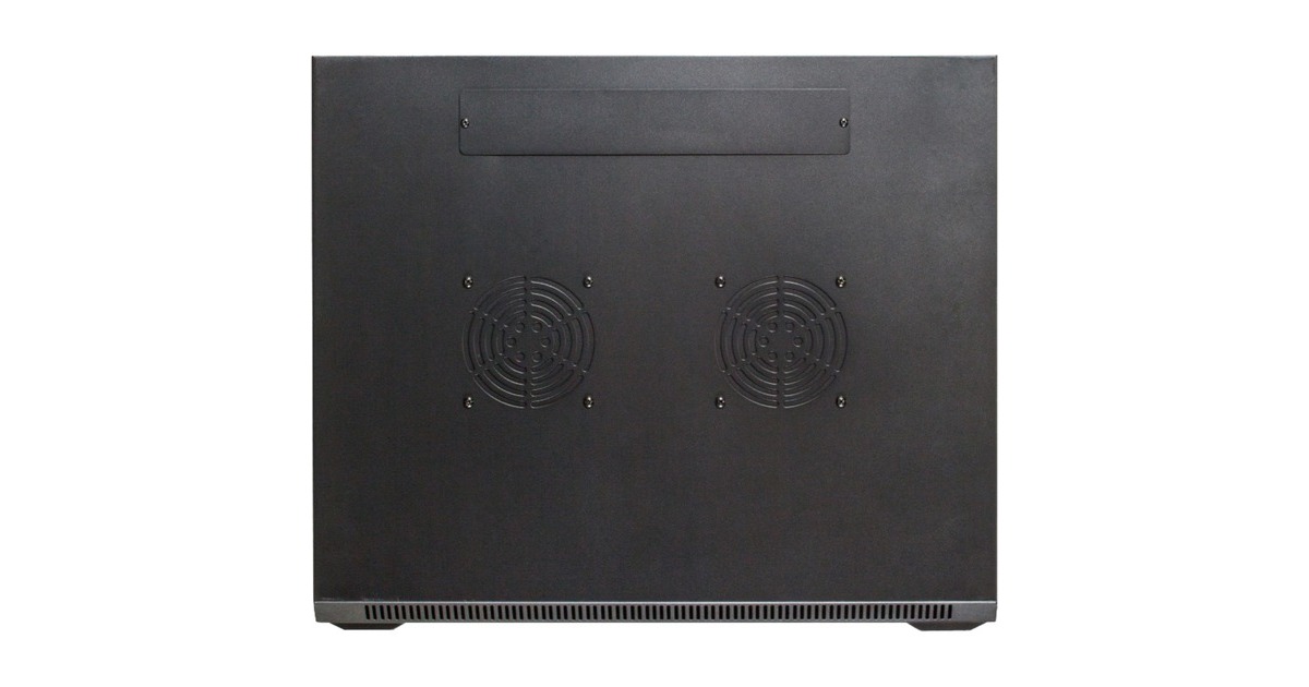 DSI15U wandkast met glazen deur - DS6615 server rack  (Zwart, 600 x 600 x 770mm)