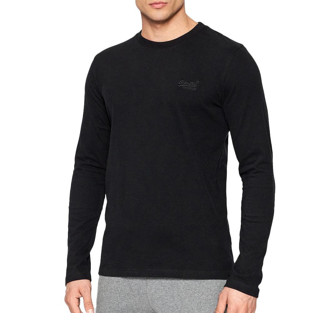Superdry T-shirt Manches Longues Noir Homme Superdry M6010550A-02A