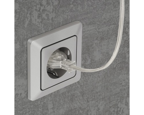 LED-bedlamp 400 lm 3000 K met flexibele arm H 40 cm mat/nikkel