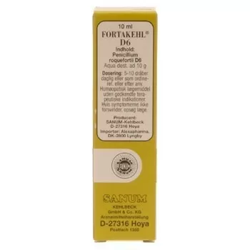Fortakehl D6 dråber - 10 ml
