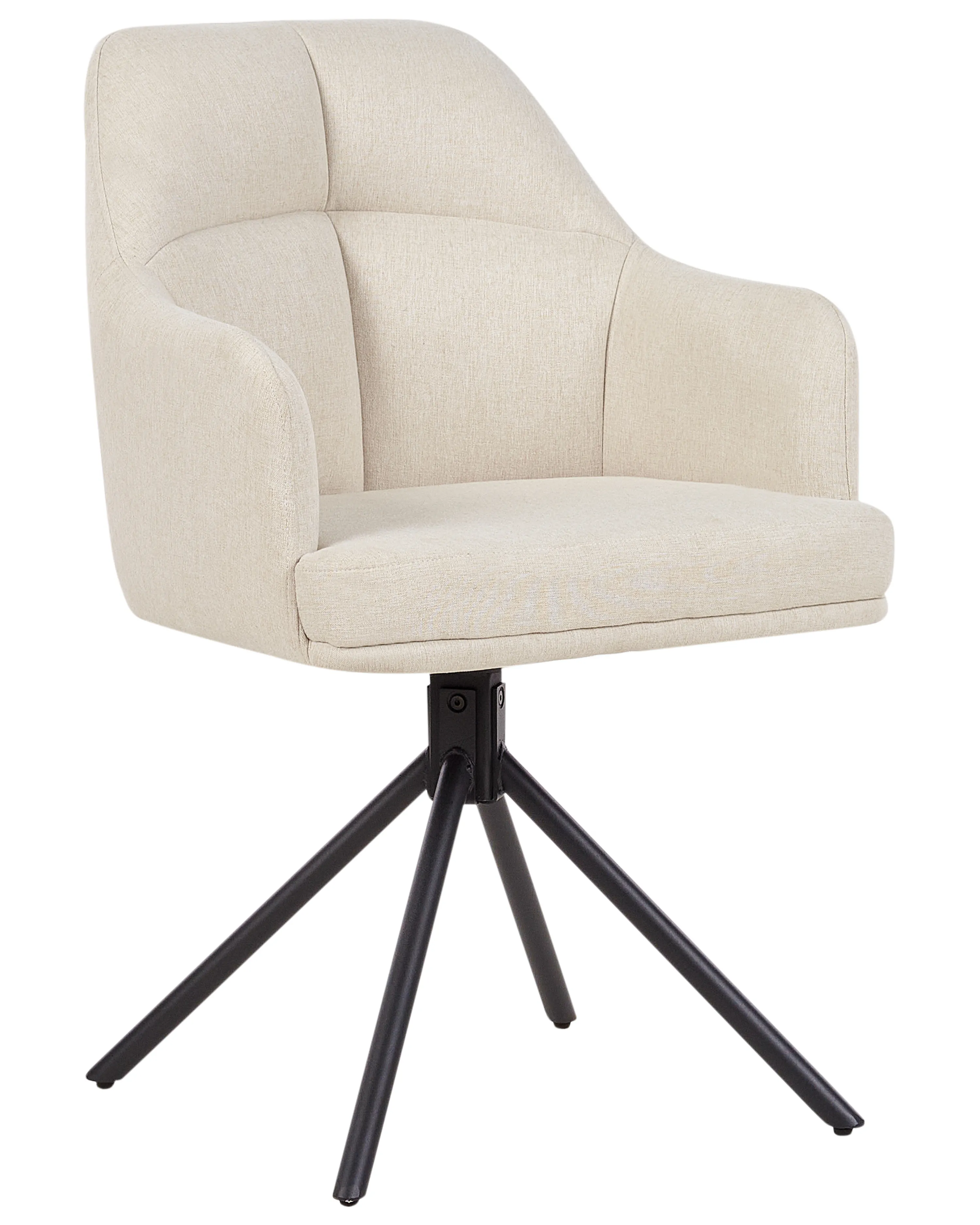 Set van 2 eetkamerstoelen draaibaar MIRA Beige