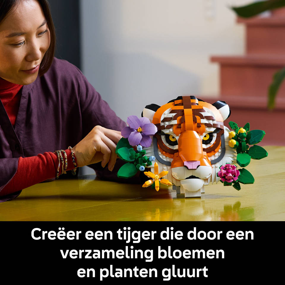 LEGO Art de Faunacollectie tijger 31217