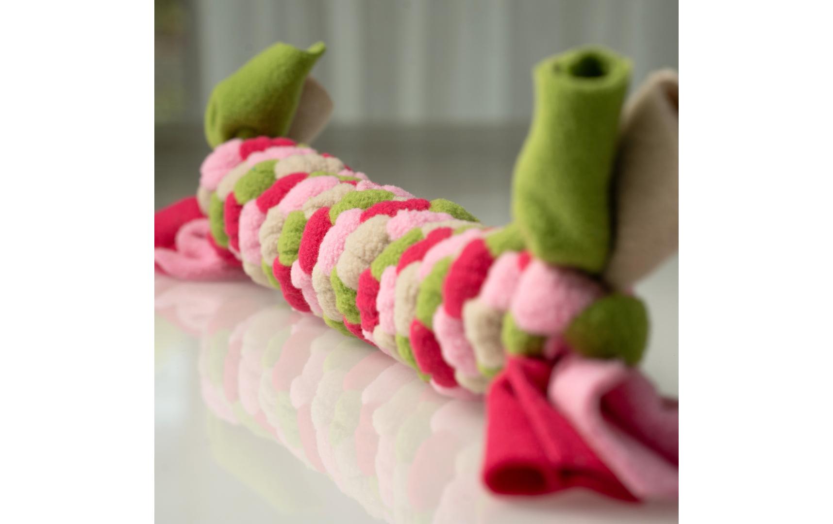 Hunde-Spielzeug Knauder's Knötli, Rose/ pink SHandgefertigte Spiel- und Spassgarantie