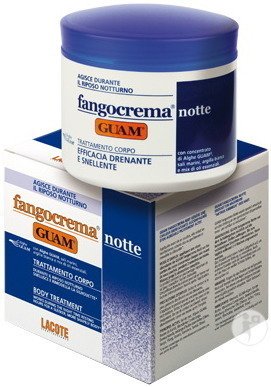 Guam Crème Nuit Alga Cellulite Formule Boue Algues 500ml