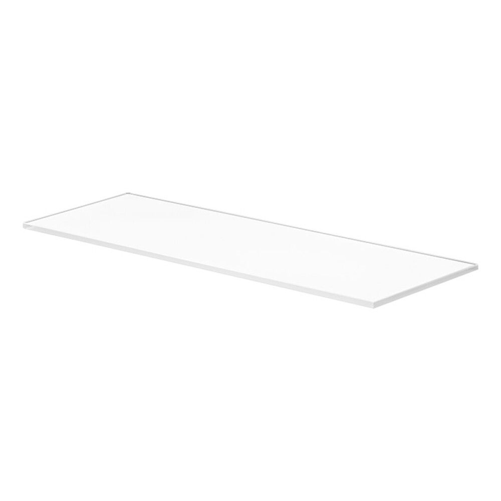 GLASSHYLLE DOLLE STANDARD HVIT 600X200X8 MM