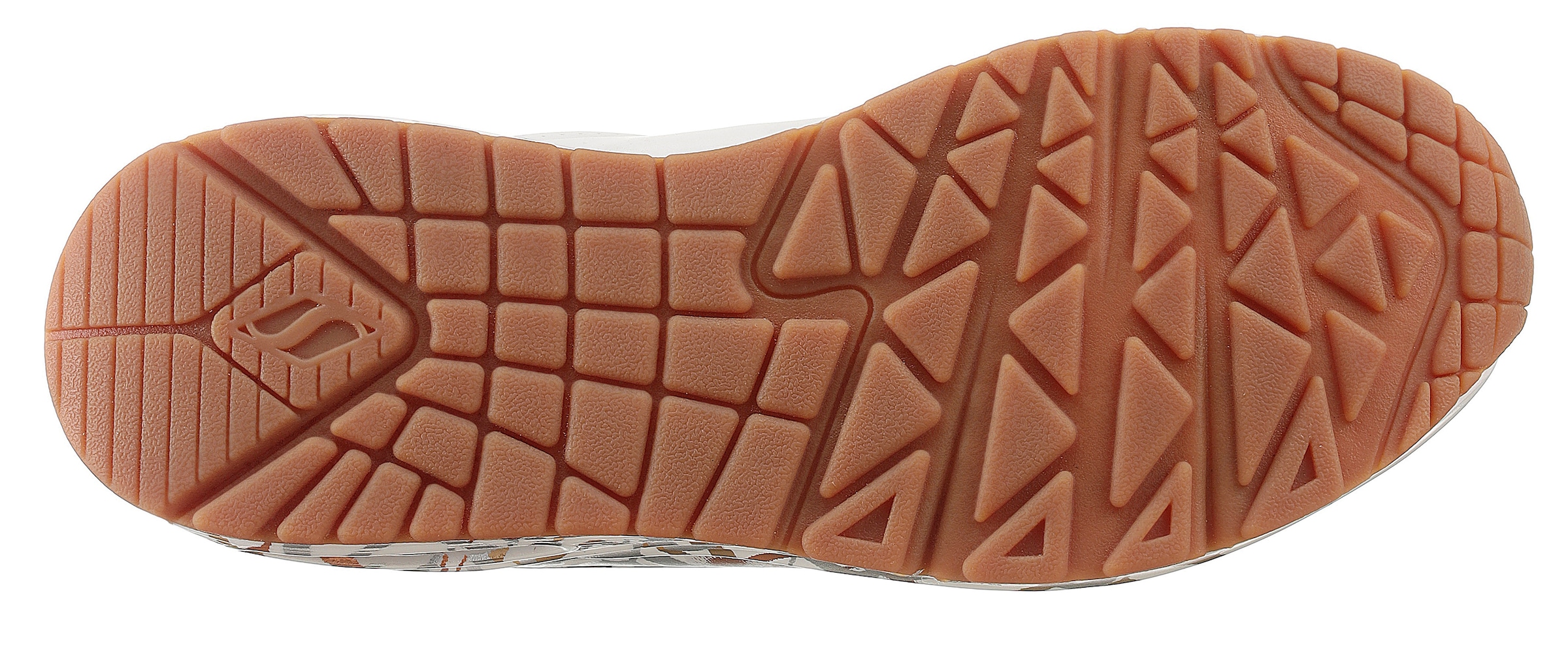 Skechers Sneaker »UNO - METALLIC LOVE«  Freizeitschuh, Halbschuh, Schnürschuh mit trendigen Metallic-Print