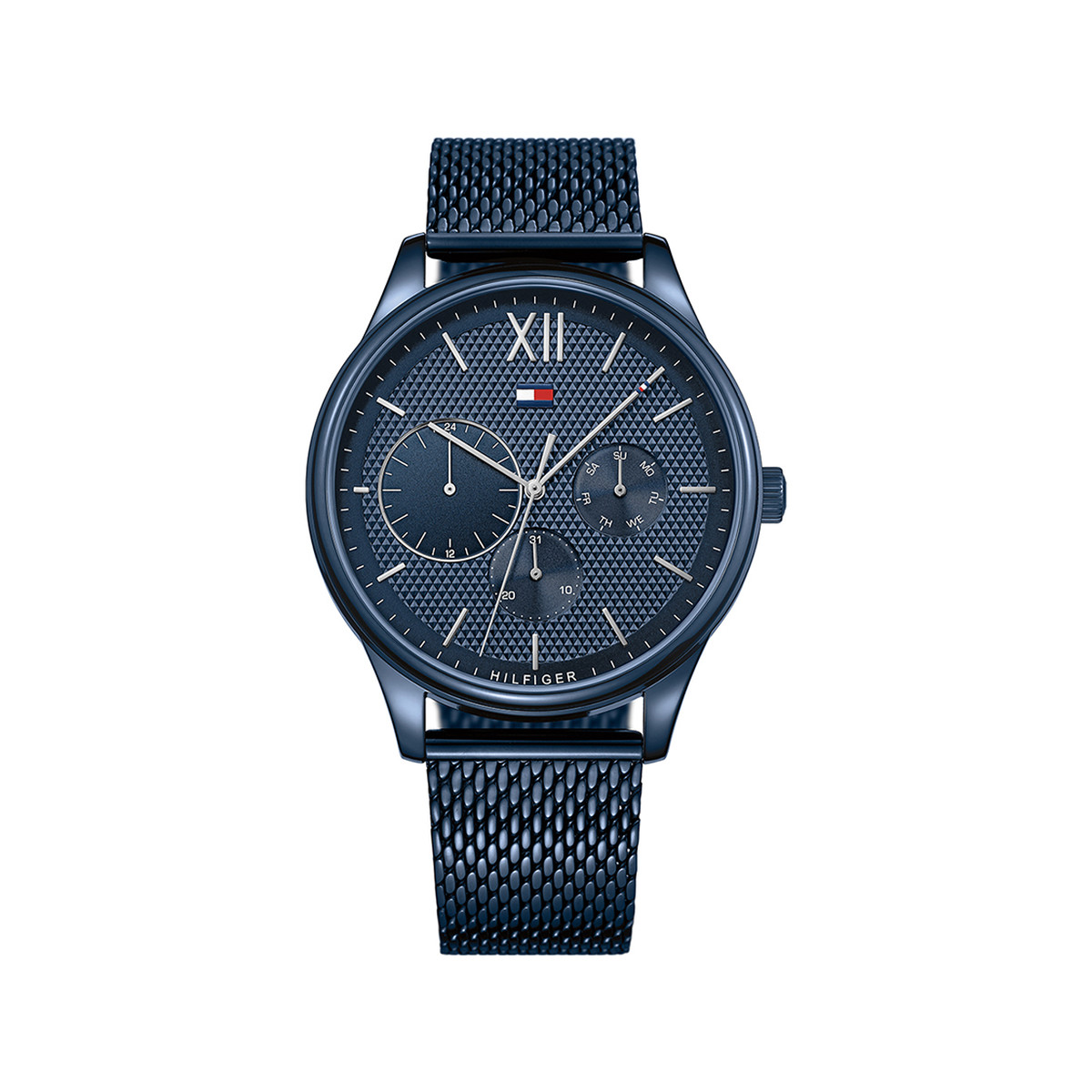 Montre Tommy Hilfiger homme acier bleu