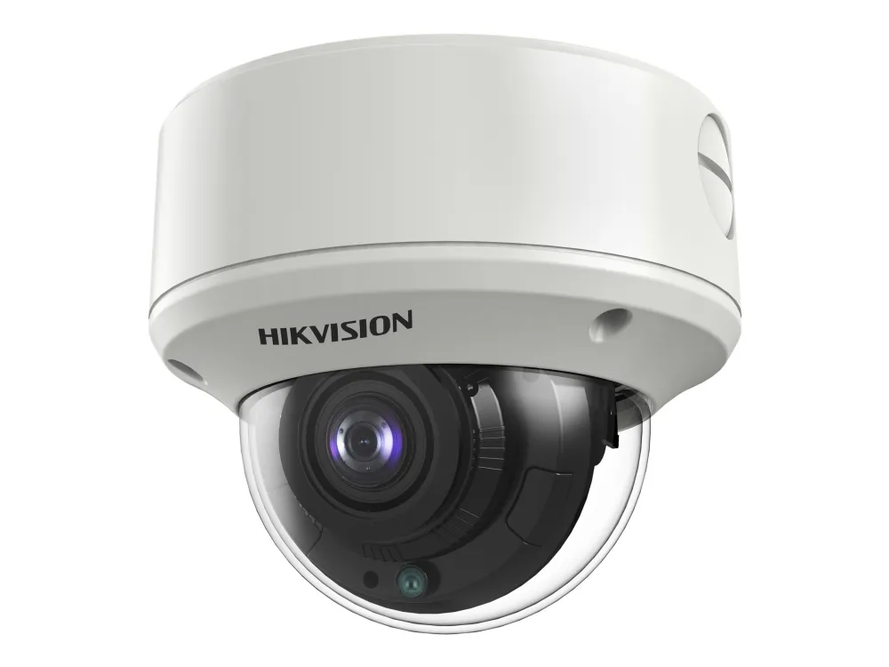 Hikvision 5 MP Ultra-Low Light Camera DS-2CE59H8T-AVPIT3ZF - Overvågningskamera - kuppel - støvsikker / vandtæt / beskyttet mod vandaler - farve (Dag/nat) - 5 MP - f14 montering - motoriseret - komposit, AHD, CVI, TVI - AC 19,2 - 28,8 V / DC 9,6 - 14