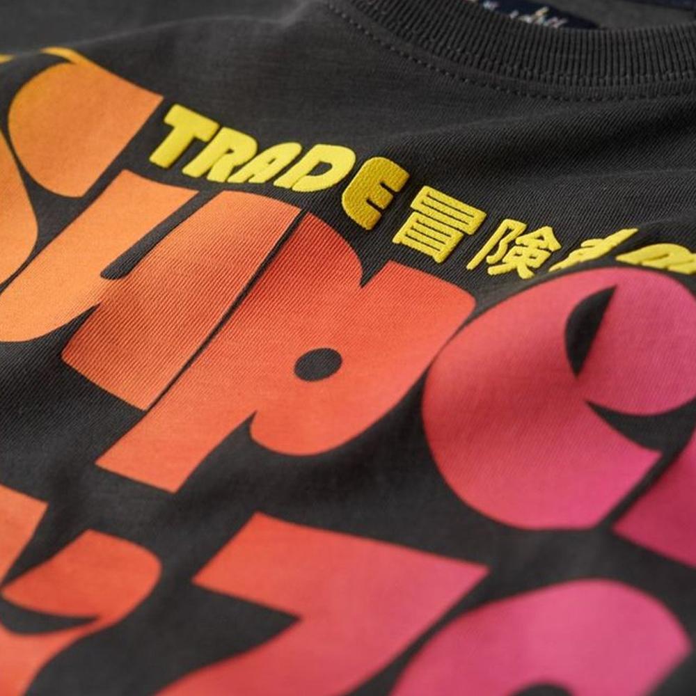 Superdry T-shirt Gris Femme Superdry Retro Graphic