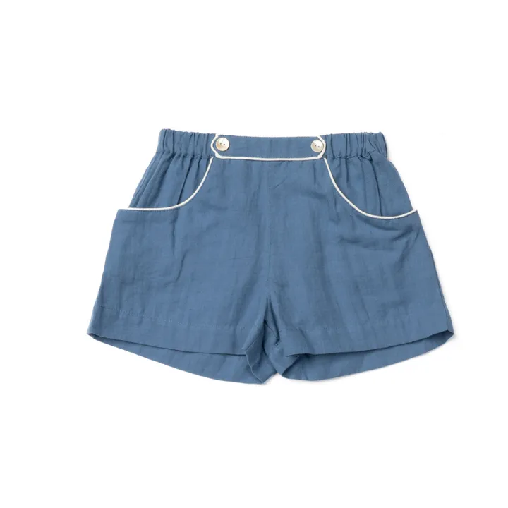 Lali Short Begonia Lin | Bleu jean
