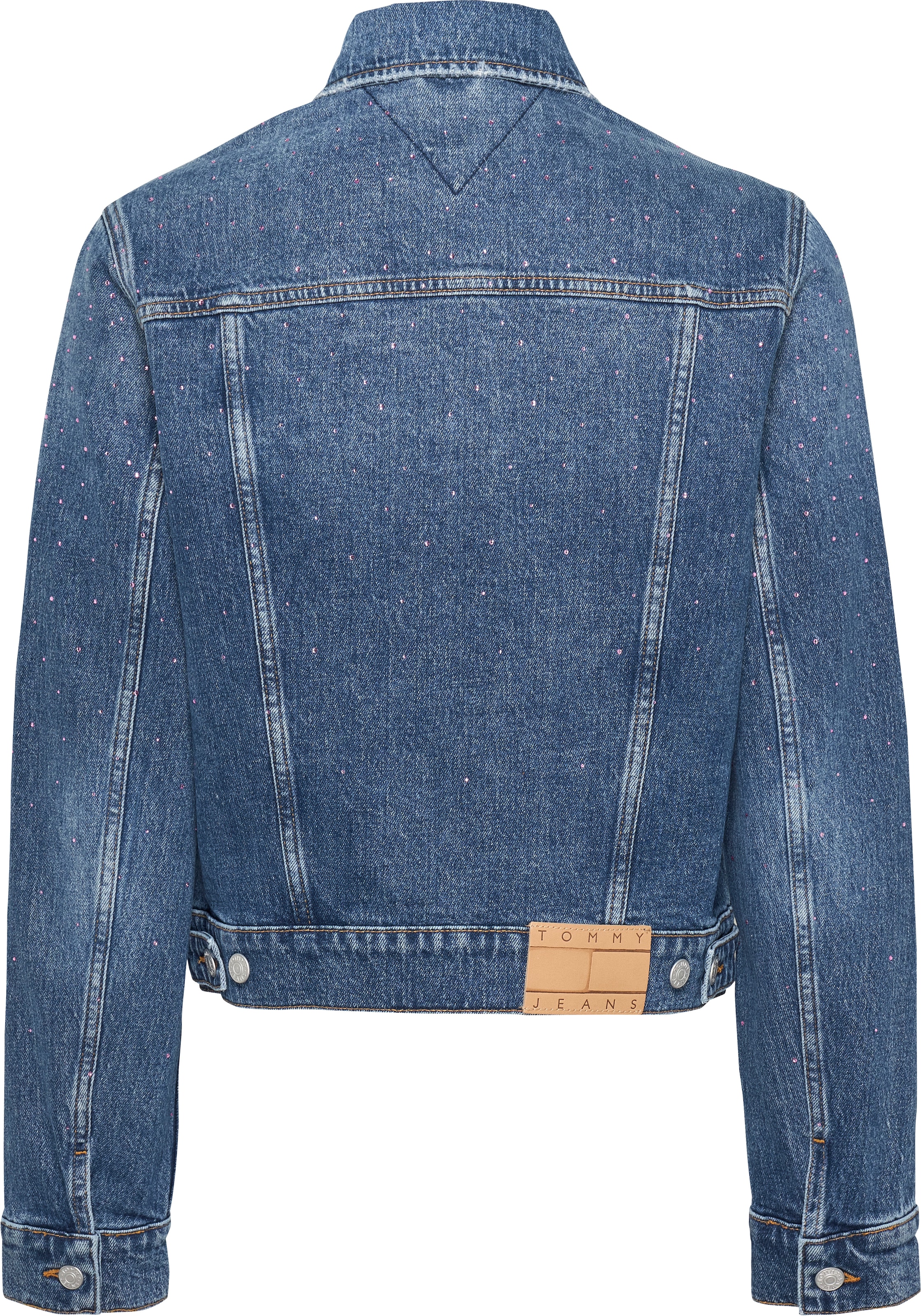 Tommy Jeans Jeansjacke »CLASSIC TRUCKER JACKET AI6136« mit typischen Trucker Details, mit Schmucksteinen