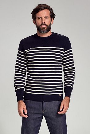 Armor-Lux Groix Trui Strepen Navy 76496-6TQ kopen