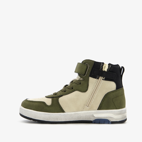 Blue Box hoge jongens sneakers groen/beige