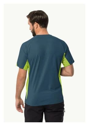 T-Shirt Technique Jack Wolfskin Narrows T Bleu