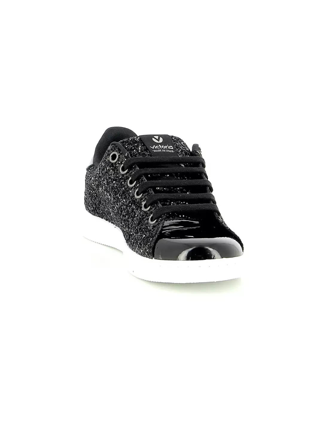 VICTORIA TENNIS GLITTER 112558 - Baskets Noir