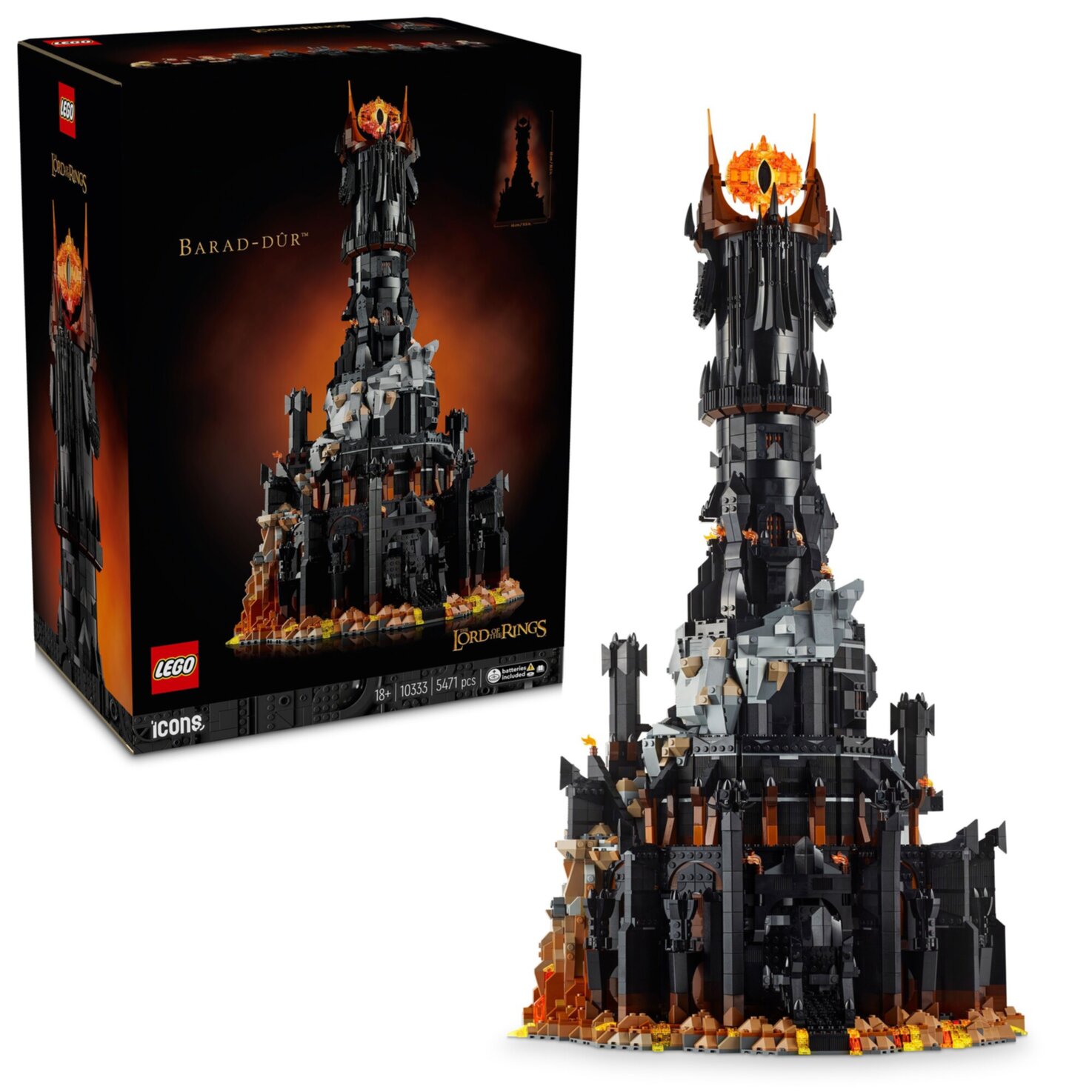 LEGO® 10333 Icons Der Herr der Ringe: Barad-dûr (LEGO® Rare Set)