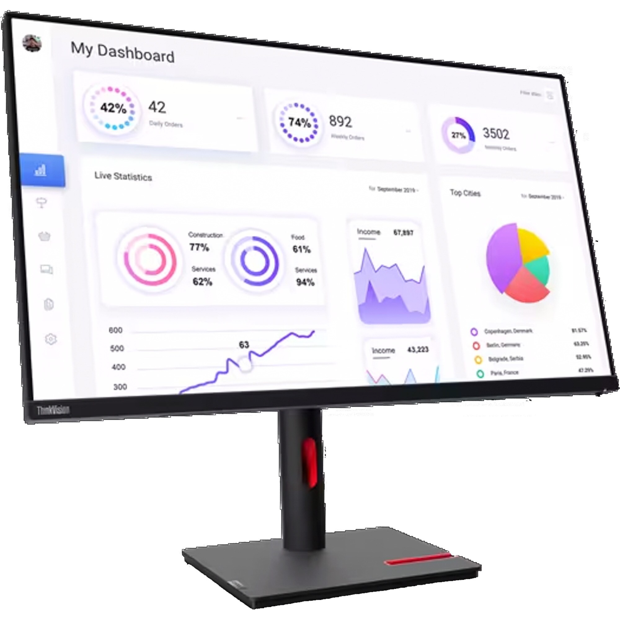 Lenovo LED-Monitor ThinkVision T32p-30