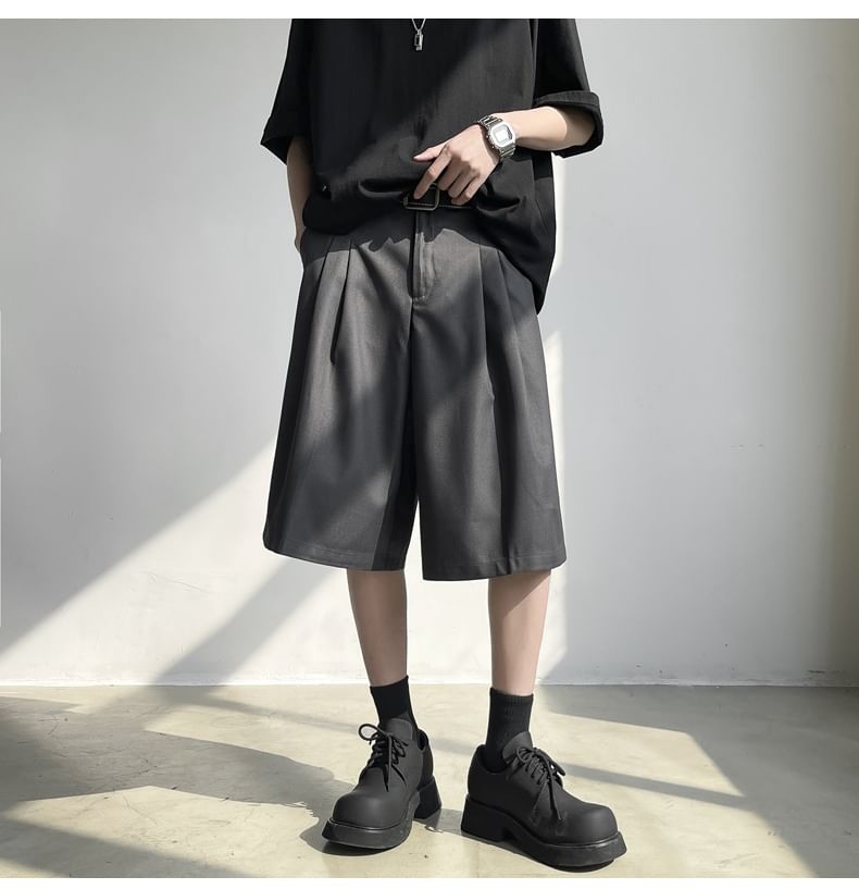 Mimiyox - Hoge taille, effen, wijde jurk met korte pijpen