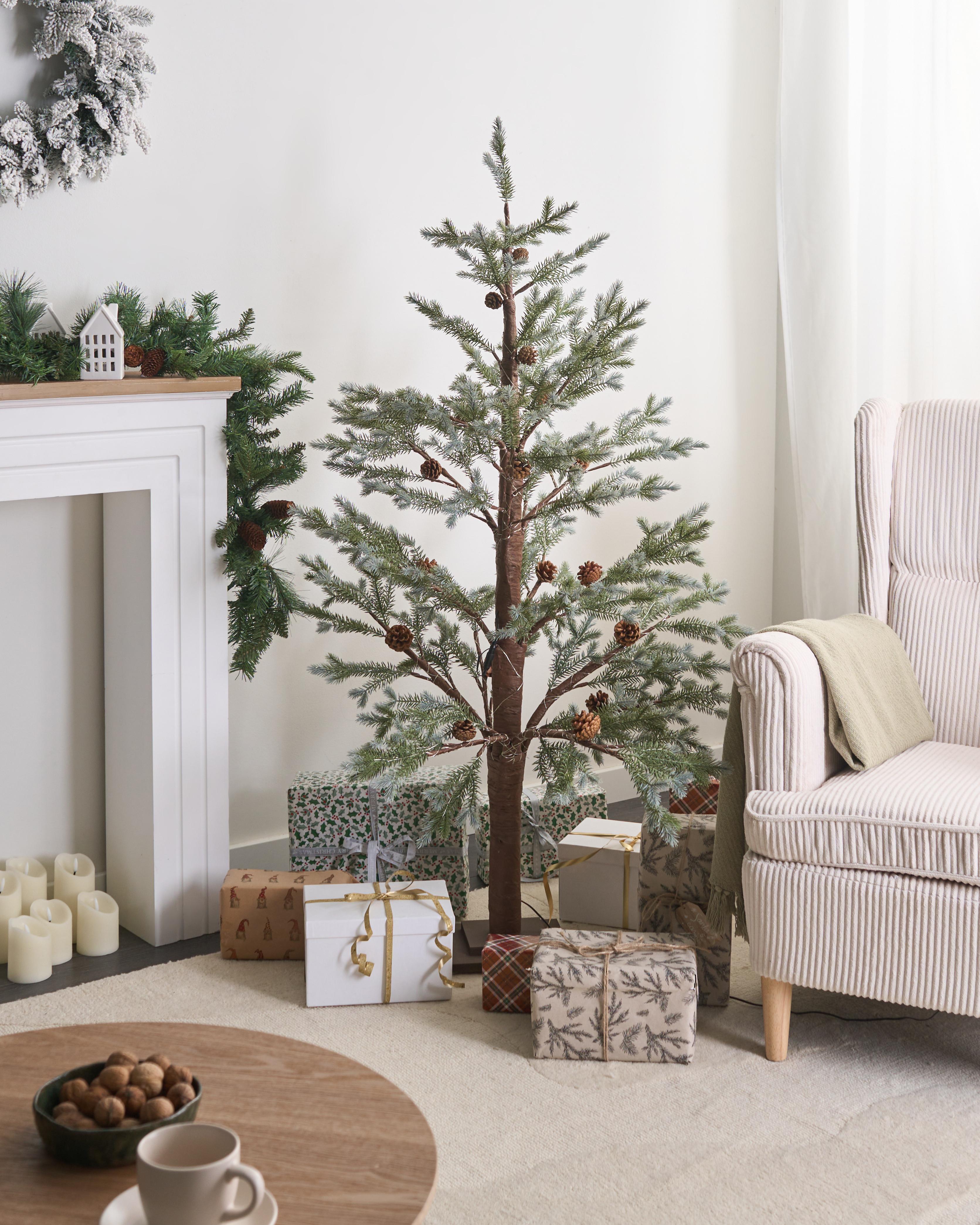Buitendecoratie LED LAUGARAS Kerstboom 150 cm Groen