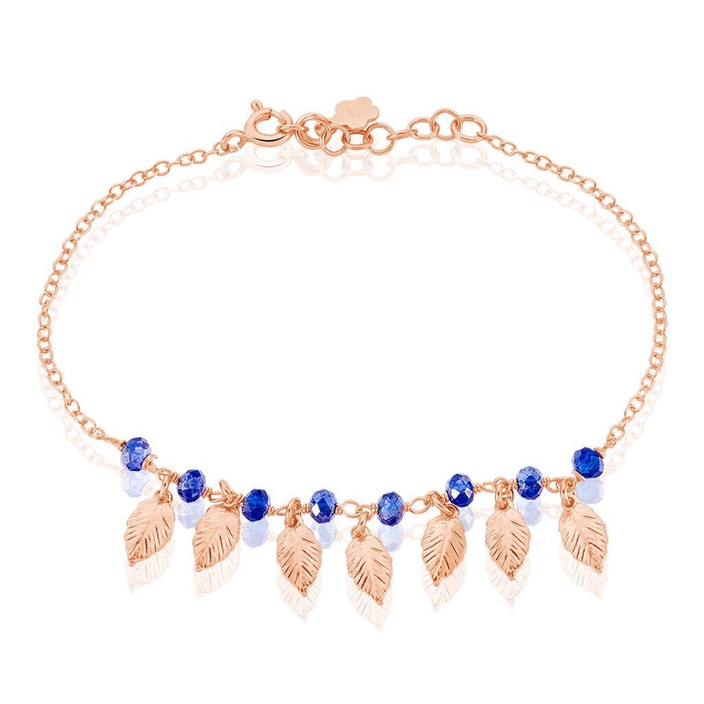 Bracelet Maxine Argent Rose Pierre De Synthese
