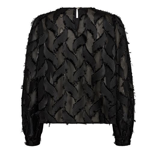 Co'Couture SylvieCC Structure Bluse, Black, S