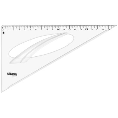 Wonday - Équerre 21 cm - 30°/60°