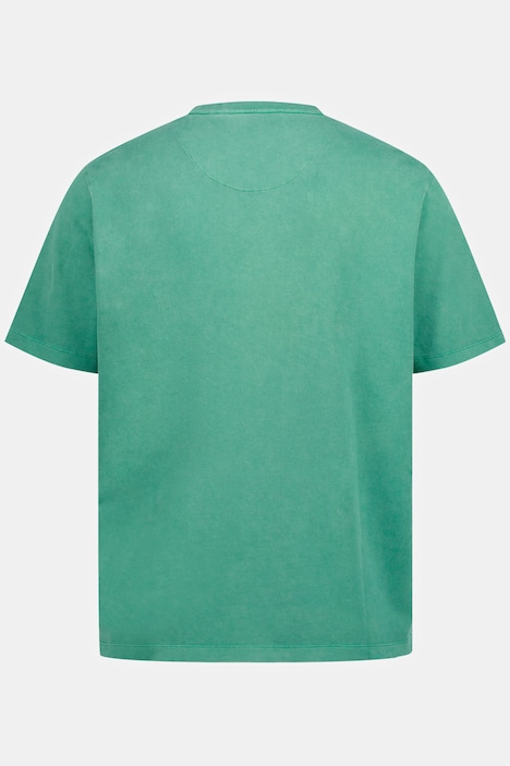 T-Shirt, Halbarm, Vintage-Look, Print, Rundhals, bis 8 XL