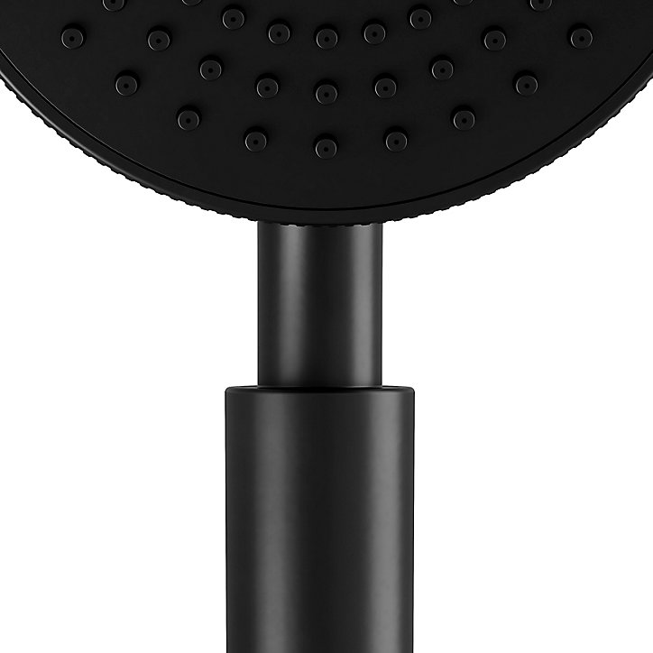 Douchette 5 jets noir GoodHome Selenga
