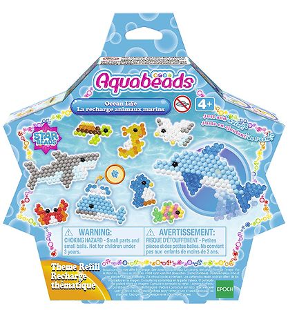 Aquabeads Perlen - 600+ st. - Ocean Life