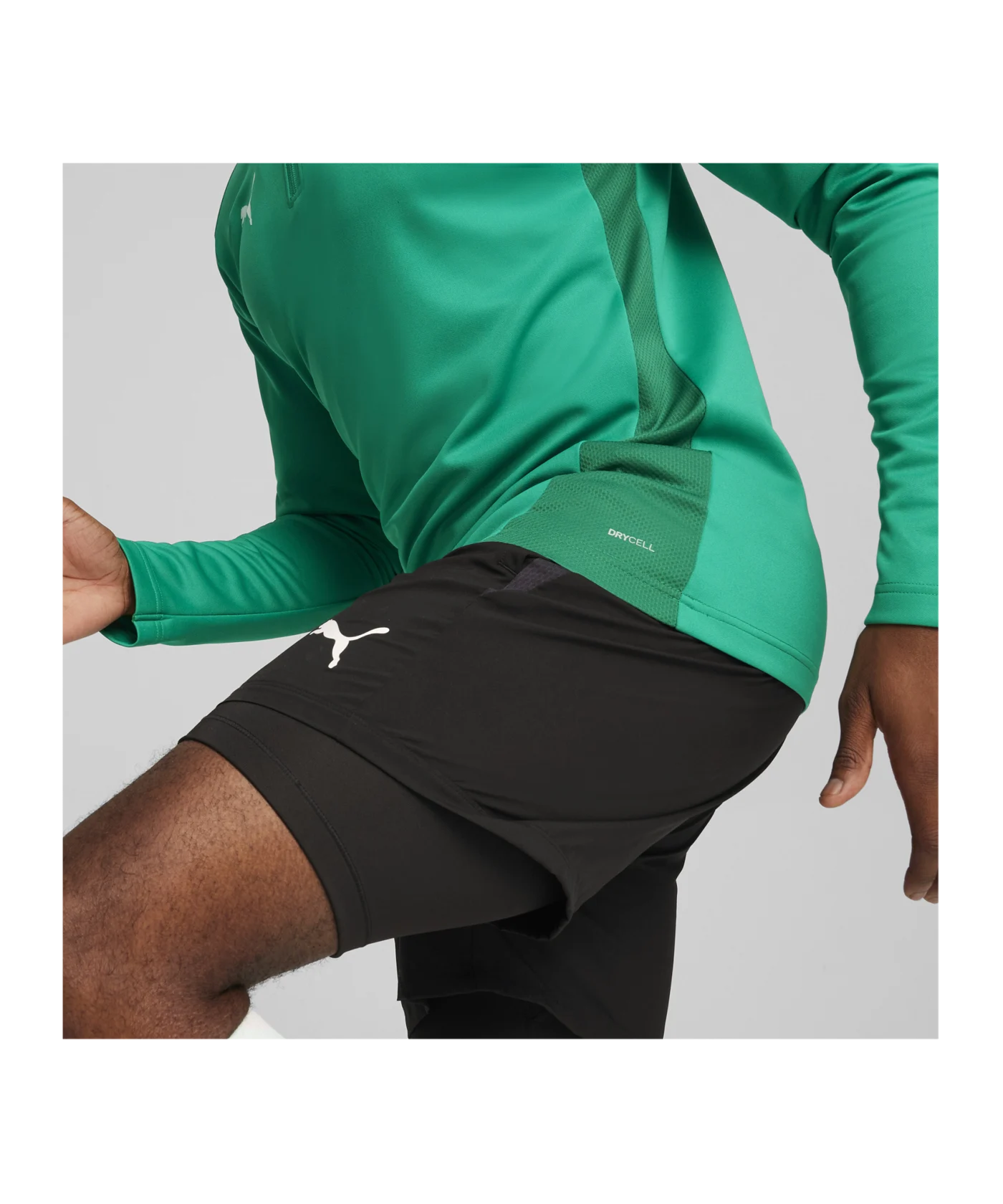 PUMA teamGOAL Training 1/4 Zip Sweatshirt Grün F05
