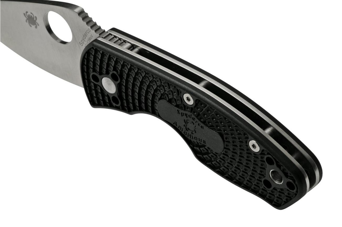 Spyderco Ambitious Lightweight C148PBK, zakmes