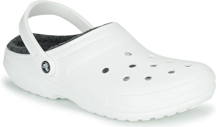 Crocs Pantoffels Classic Lined Clog Tuinclogs slippers clogs met knuffelig faux-bont