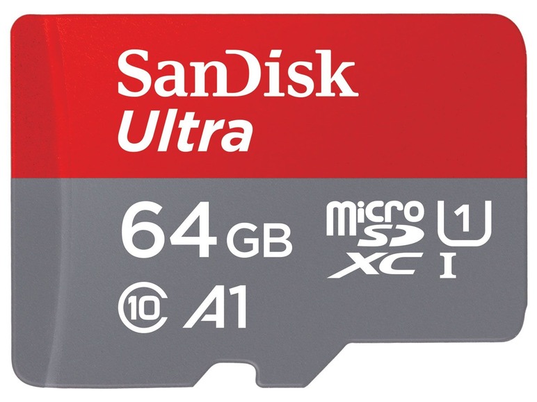 Ultra Micro SDXC 64Gb - UHS1 & A1 incl. adapter