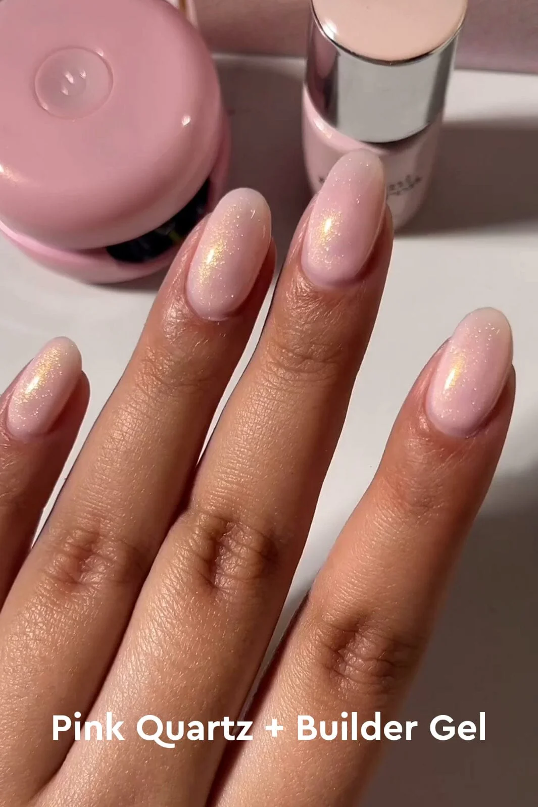 Le Mini Macaron Gel Polish pink quartz