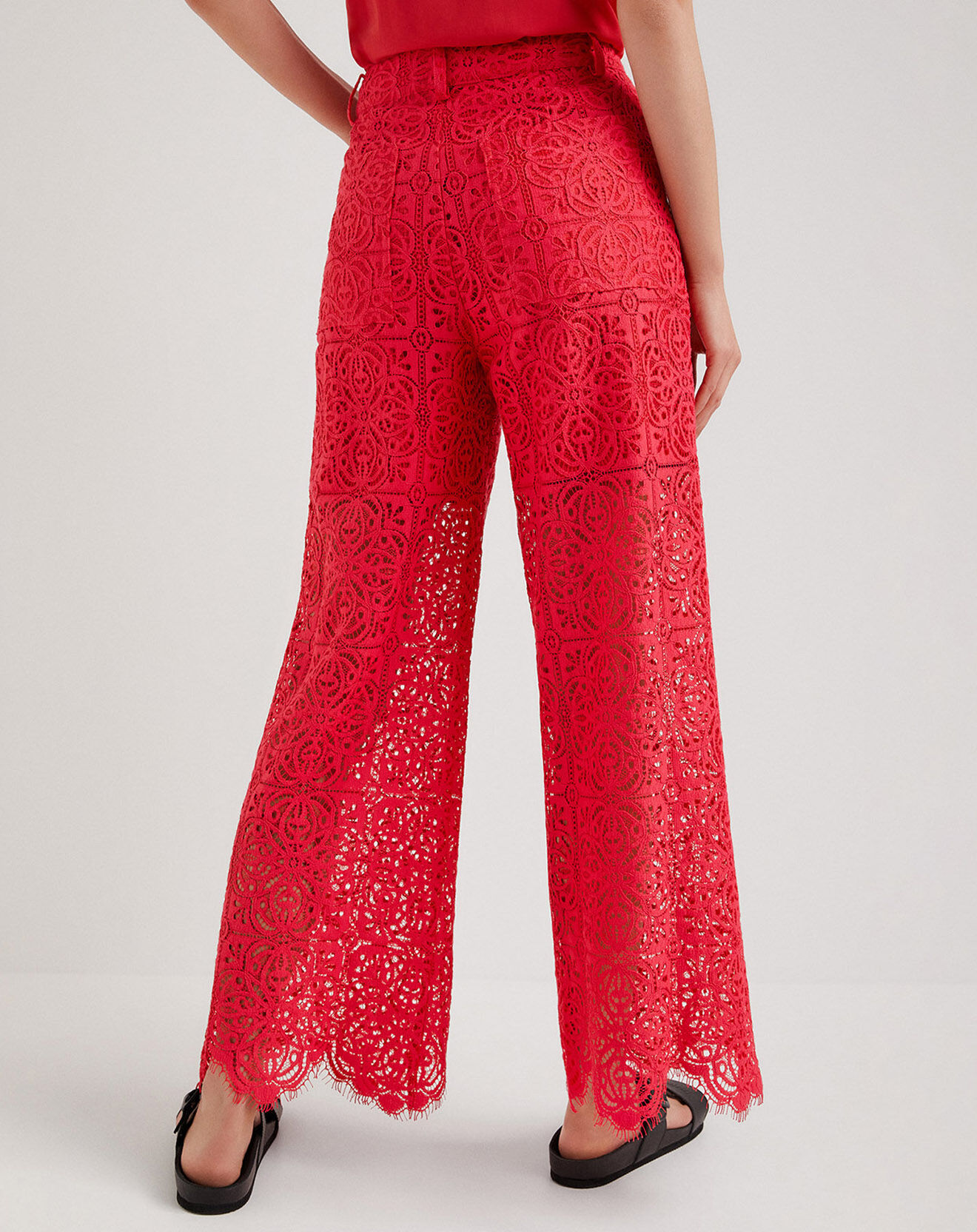 Desigual Pantalon Aline rouge