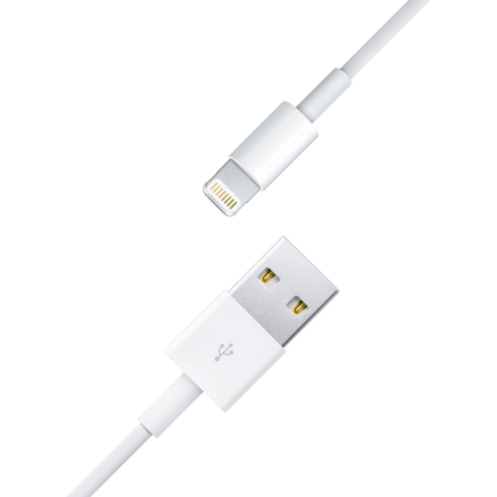 (50cm) Lightning auf USB A Original Ladekabel (ME291ZM/A) - Weiss