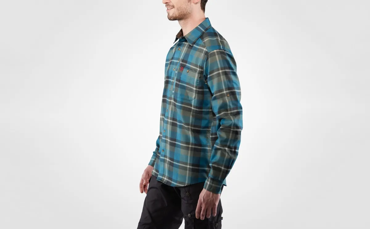 Fjällräven Men's Fjällglim Shirt Indigo Blue-Dawn Blue