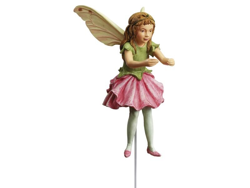 Botanic-Haus Gartenstecker Fee Wicke 9 cm Flower Fairy mit Stab