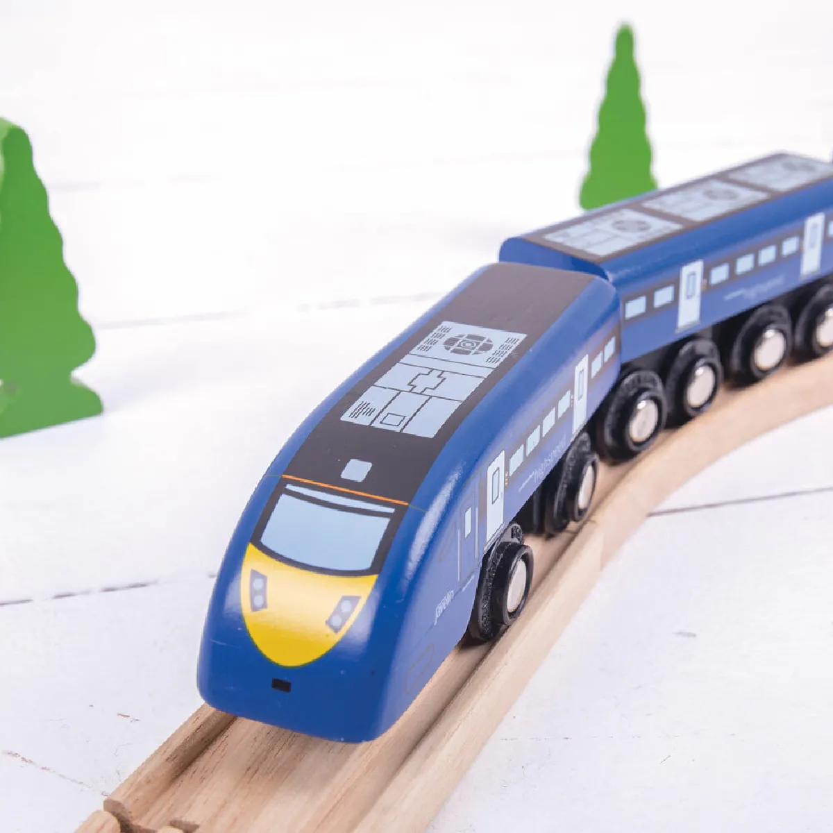 Bigjigs Rail Train grande vitesse bois 1