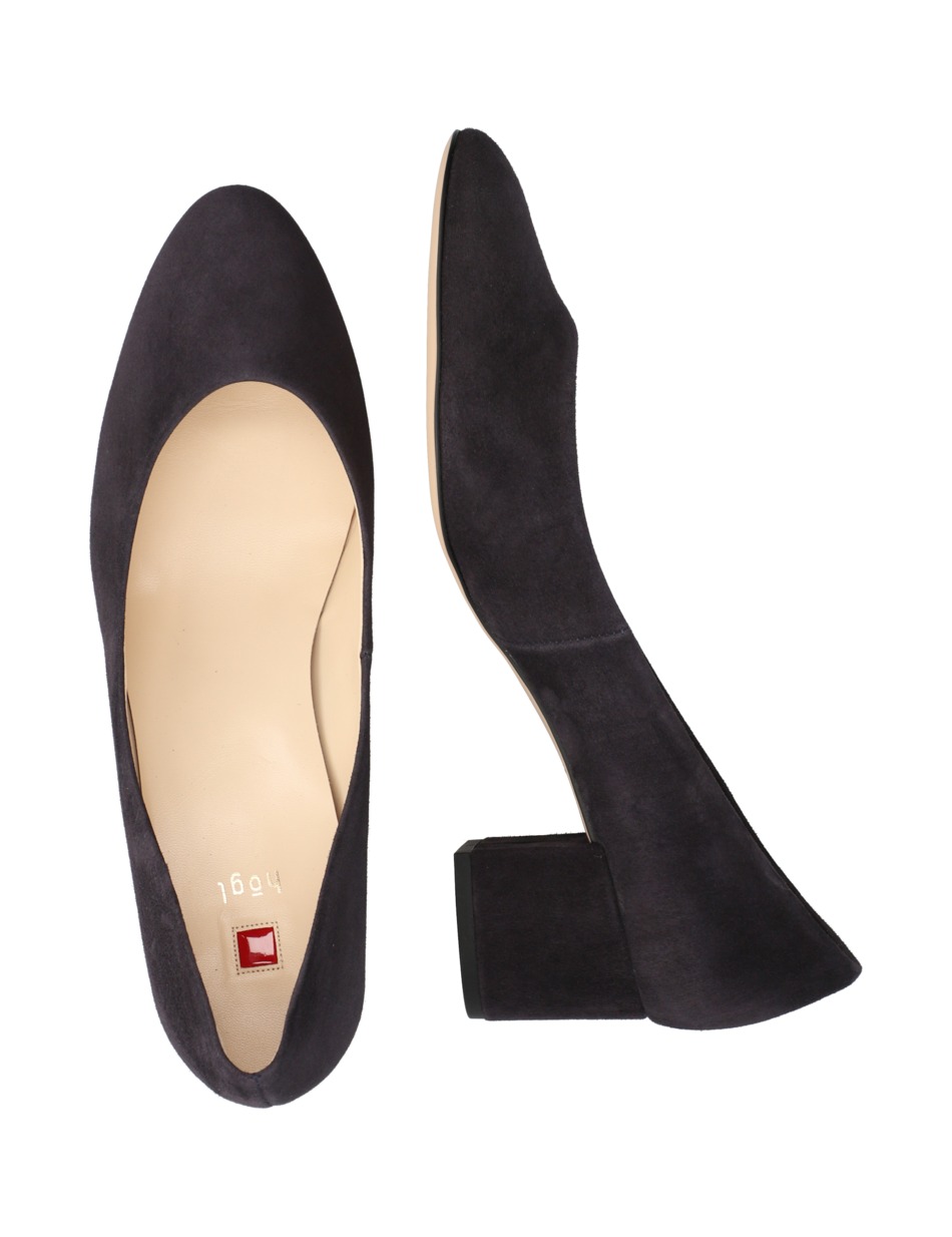 Veloursleder Pumps