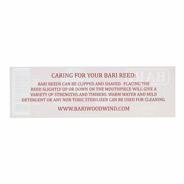 Bari Elite Reed Alto Sax H