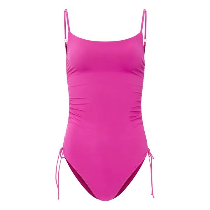 Alma Deia Maillot de bain une pièce froncé | Rose fuschia