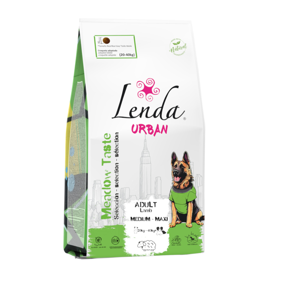 Ração Lenda Urban Meadow Taste Adult Medium-Maxi para Cães com Cordeiro
