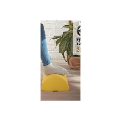 Leitz Ergo Cosy - Repose-pieds - jaune chaleureux