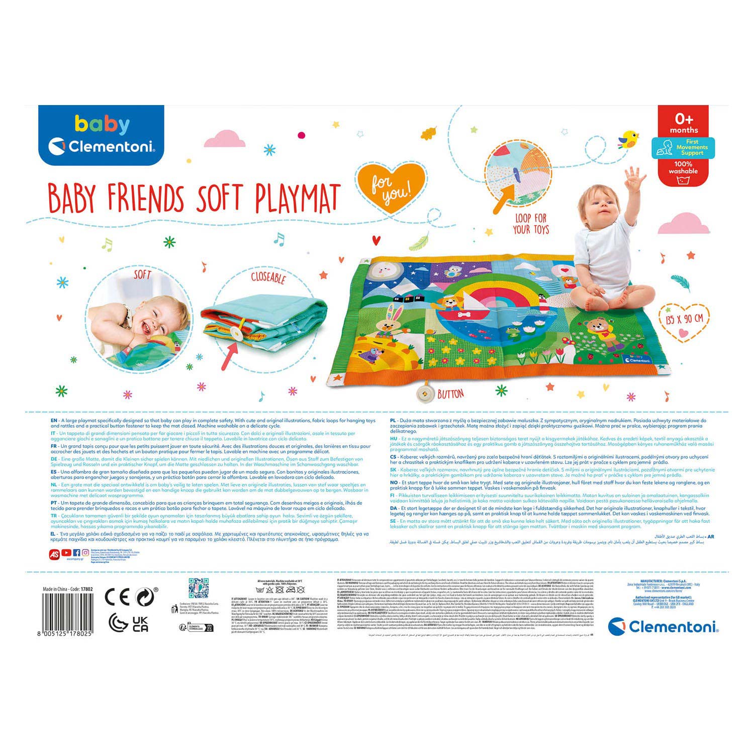 Clementoni Baby - Zachte Speelmat