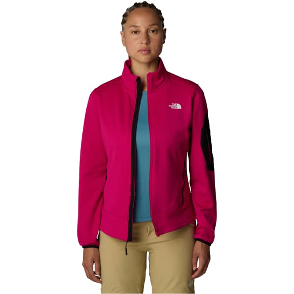 Veste polaire randonnée THE NORTH FACE W MISTYESCAPE FLEECE PINK PRIMROSE/TNF BLACK