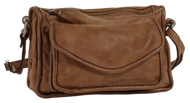 Cluty Umhängetasche echt Leder, Made in Italy